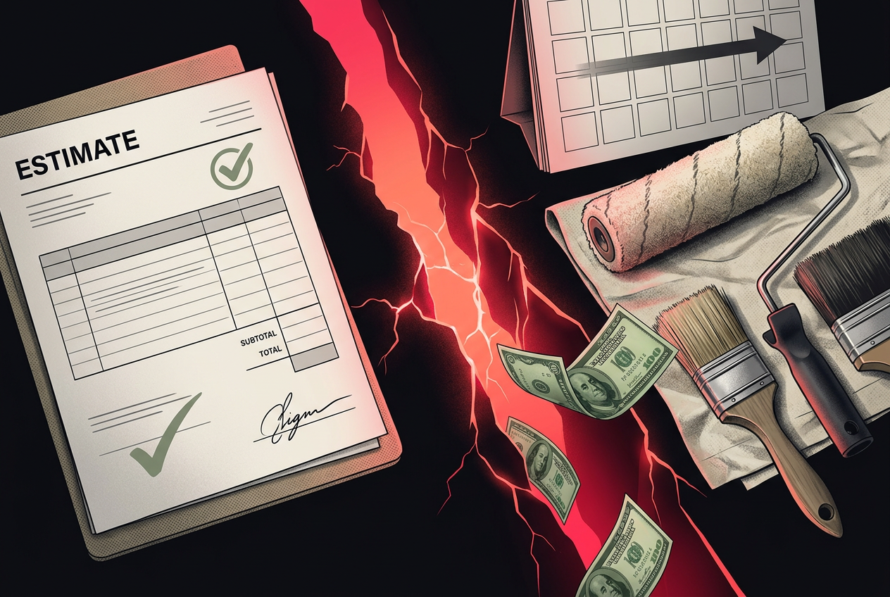 Most Painting Contractors Lose 20–30% of Approved Estimates at Deposit